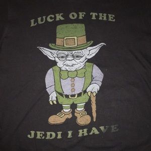 Boys Large Star Wars St. Patrick’s Day graphic tee